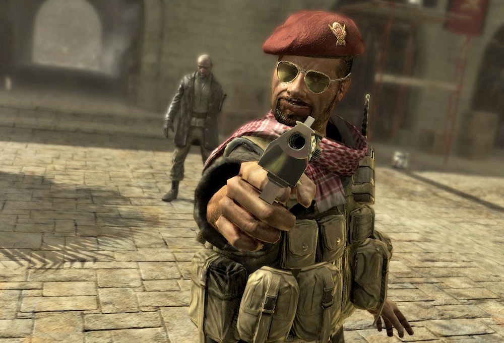 Call of Duty  التي تبرّز الغزو الأميركي للعراق، تعرّي الغرب الذي يتسامح مع العنف حين يخدم مصالحه الاستعمارية وسرديته